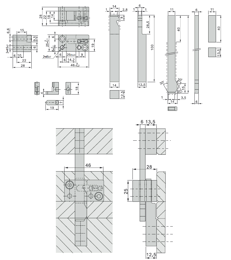 Замок задвижной AC-APLSW — фото 2