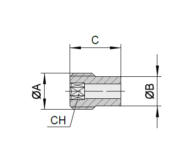 Резьбовой штифт для отвода газа G-SGD — фото 2