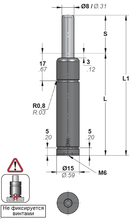 Газовая пружина AFH — фото 2
