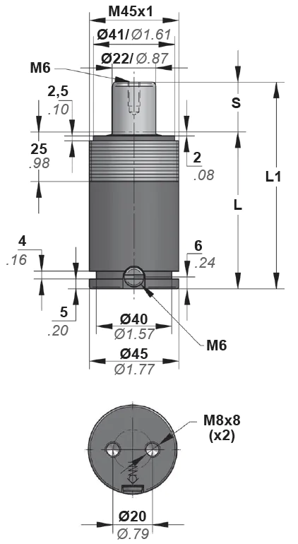 Газовая пружина ASP 500 — фото 2