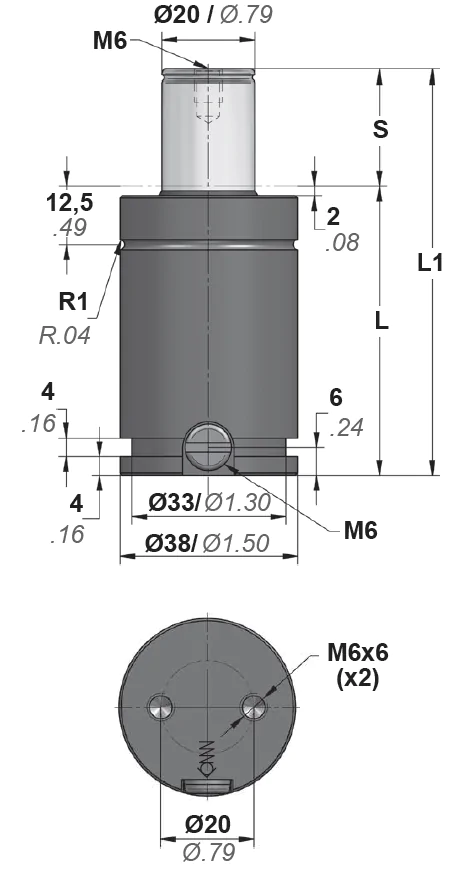 Газовая пружина CK 500 — фото 2