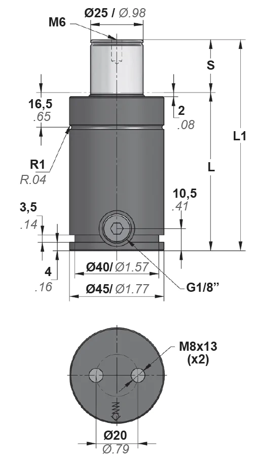 Газовая пружина CK 750 — фото 2