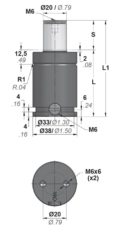 Газовая пружина CT 500 — фото 2